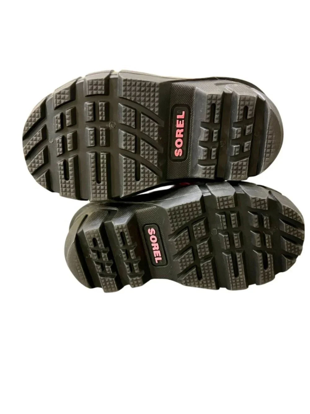 Sorel Youth Girls Size 8 Winter Snow Boots Insulated Waterproof Pink & Black